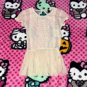 Windsor Cream Lace Detail Top